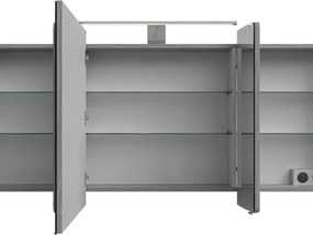 Specchio Contenitore Con Illuminazione Cassca PELIPAL grigio L 140 x H 67 x P 17 cm