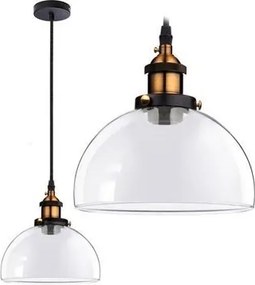 Lampada da soffitto pensile di vetro Verto C