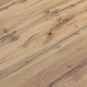 Tavolo FORTE DEI MARMI rovere rustico allungabile con base antracite 140&#215;90 cm &#8211; 220&#215;90 cm