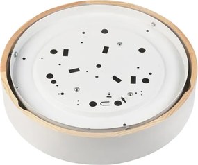 Plafoniera NATURAL 3xE27/15W/230V Ø 37,5 cm pino/bianco