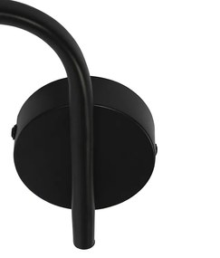 Plafoniera Art Déco vetro fumé nero 3 luci - VIDRO