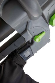 Aspiratore Soffiatore per Foglie a Batteria SAR40 con 2 Batterie 20V Copertura 300 mq con Batteria Verde e Nero...