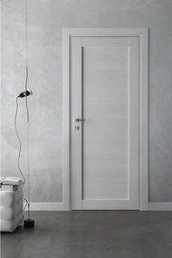 Porta interna a battente Malmo in legno di abete colore acero, L 80 x H 210 cm, apertura reversibile