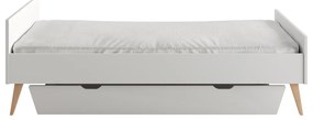 Letto bianco per bambini 120x200 cm Swing - Pinio