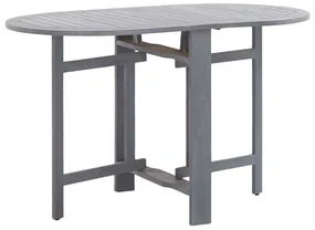 Tavolo da giardino grigio 120x70x74 cm legno massello di acacia