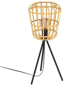 Eglo 390154 - Lampada da tavolo MONTEZUELO 1xE27/40W/230V bambù