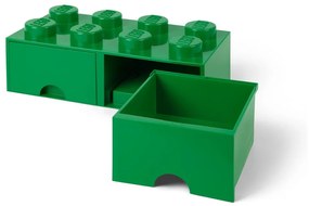 Contenitore verde con 2 cassetti - LEGO®