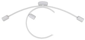 Plafoniera moderno Doris bianco IP20, 3XE27