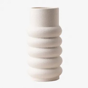 Vaso in ceramica Geleg Bianco Antico - Sklum