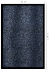 Zerbino Striato Blu 80x120 cm