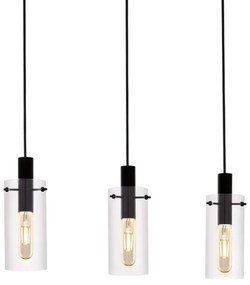 Eglo 97367 - Lampadario a sospensione con filo MONTEFINO 3xE27/60W/230V