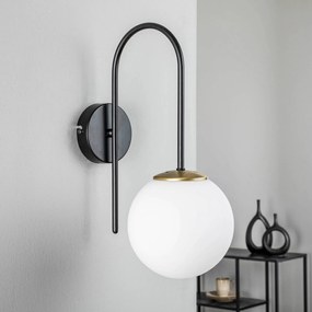Luminex Applique Berlin nero/ottone