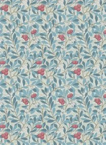 Morris & Co Carta da parati Arbutus - Woad/ Russet