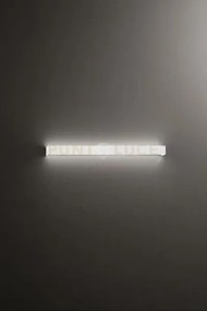 Applique rummo in alluminio bianco led 30w 2400lm 3000k 81cm con di...