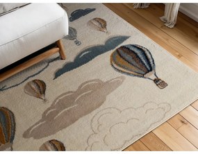 Tappeto per bambini color crema 120x170 cm Hot Air Balloon – Hanse Home