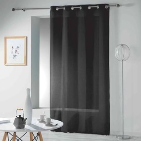 Tenda sottile nera 140x280 cm Telma – douceur d'intérieur