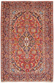 Kashan Tappeto 110 x 170 Rosso (Iran) Annodato A Mano