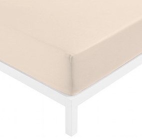 Lenzuolo con angoli matrimoniale king size panna Sugar