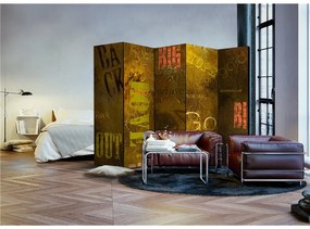 Paravento  Concrete Epigraph II [Room Dividers]  Colore Marrone, Dimensioni e Misure 225x172