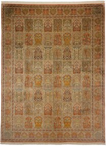 Cashmere Silk Tappeto orientale 270x350 Rosa (Indian) Annodato A Mano
