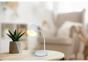 Globo 50870107 - Lampada da tavolo JASON 1xE14/25W/230V bianco