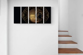 Quadri 5 pezzi – Forza armoniosa del Buddha