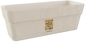 Fioriera Ecologica da Balcone con Riserva d'Acqua, Beige gesso / 50 CM