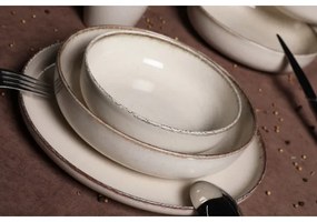 Servizio da tavola 16 pezzi beige/porcellana