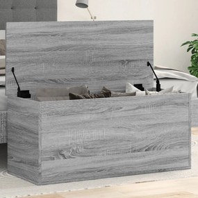 Contenitore grigio sonoma 100x42x46 cm legno multistrato