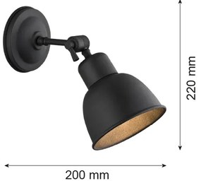 Argon 3185 - Applique EUFRAT 1xE27/60W/230V