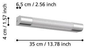 Eglo 98442 - Illuminazione a LED per specchio da bagno TRAGACETE LED/8W/230V IP44