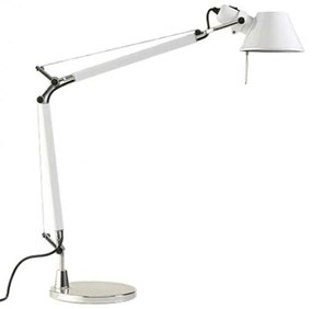 Artemide - Tolomeo Lampada da Tavolo E27 Bianco con Bianco Base Artemide