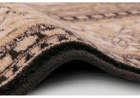 Tappeto in lana marrone chiaro 133x180 cm Charlotte - Agnella