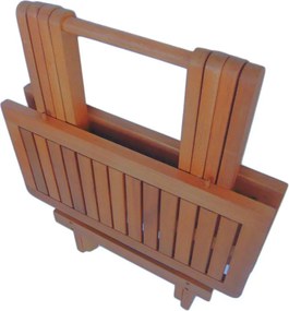 Tavolino da giardino in acacia massiccia 50x50 cm Cleveland – Garden Pleasure