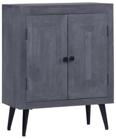 Credenza İn Legno Massello Di Mango 60x30x76 Cm /