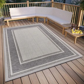 Tappeto grigio per esterni 155x235 cm Clyde Cast - Hanse Home