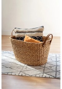 Cesto portabiancheria in seagrass colore naturale 100 l Belize - Compactor