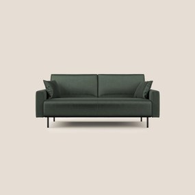 Arthur divano moderno in velluto morbido impermeabile T01 verde