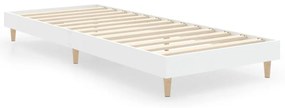 Giroletto bianco 75x190 cm in legno multistrato