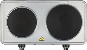 G3Ferrari G10122 - Fornello a due piastre 2500W/230V in acciaio inox