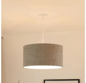 Brilagi - Lampadario a sospensione con filo BOUCLE ROLLER 1xE27/15W/230V diametro 45 cm grigio