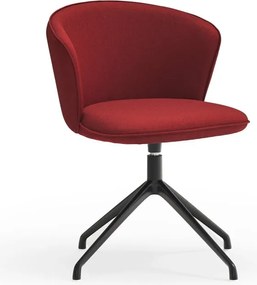 Set di sedie da pranzo burgundy in imbottito 2 pz Add – Teulat