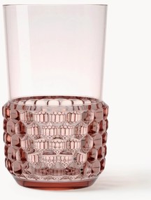 Set di 4 bicchieri con motivo in rilievo Jellies