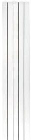 Radiatore acqua calda PRODIGE SUPERIOR in alluminio, 5 elementi, interasse 2000 mm, bianco