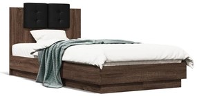 Giroletto Testiera Rovere Marrone 90x190 Cm Legno Multistrato /