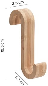 Gedy - Gancio per radiatore bambù