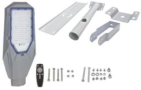 Proiettore LED dimmerabile con pannello solare LED/200W/20000 mAh 6500K IP65 grigio