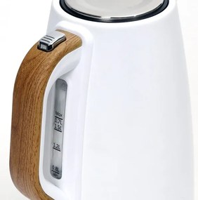 Bollitore 1,7 l 2400W/230V acciaio inox/bianco