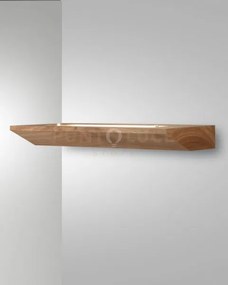 Linus applique quercia l.40cm in legno e vetro attacco led 3000k - ...