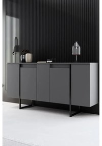 Credenza antracite 160x35 cm Luxe - Kalune Design